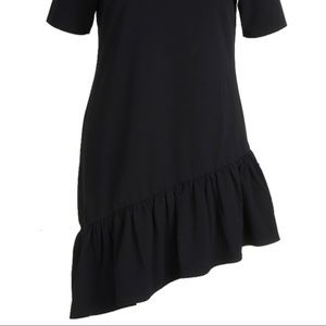 Plus Asymmetric Hem Shift Dress